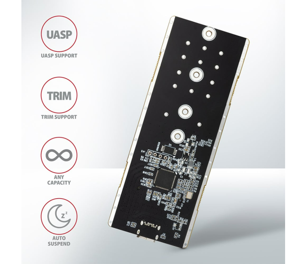 Axagon EEM2-GTR SuperSpeed+ USB-C - NVMe M.2 THIN RIB box - 1485446 - zdjęcie 5